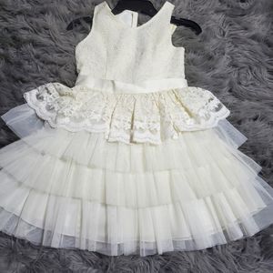 Girls Nanette Lepore off white dress. Beautiful!